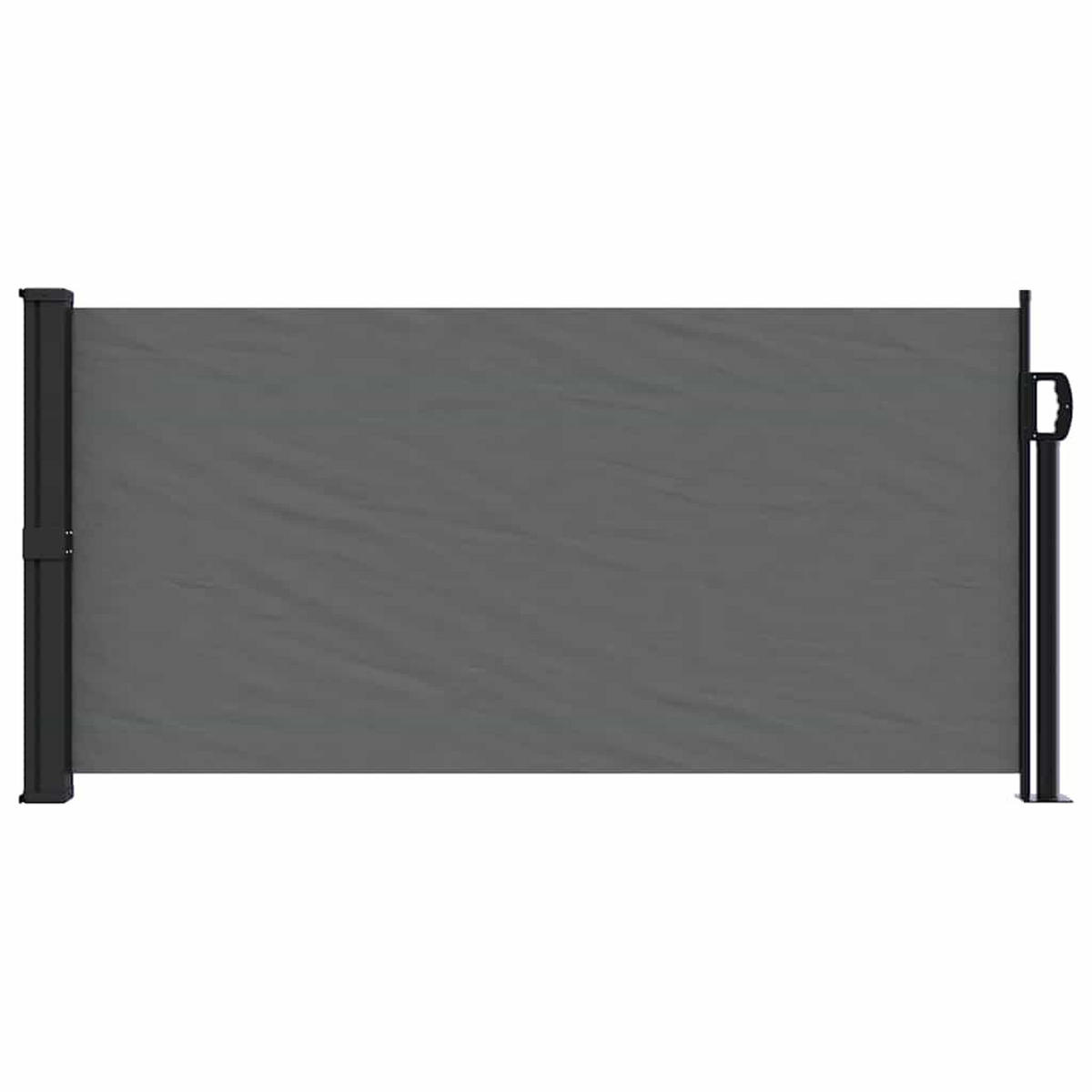 SEITENMARKISE Ausziehbar Anthrazit 100x500 cm - Anthrazit, Textil (500/100/500cm) - furnicato