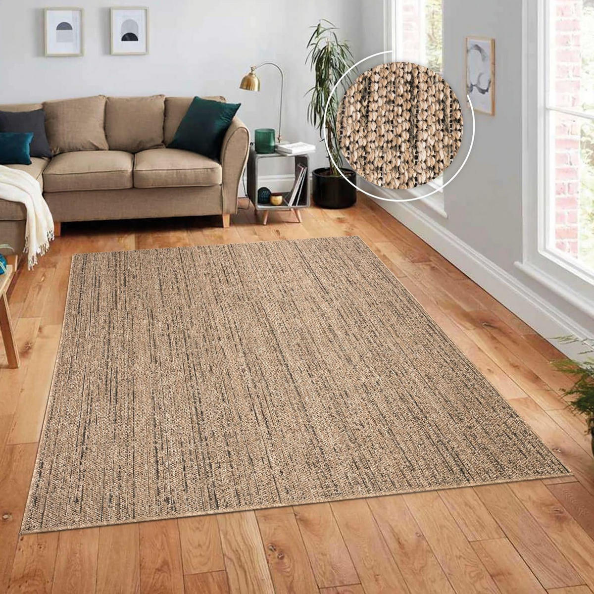 OUTDOOR-TEPPICH AACHEN 781 BEIGE 240X340 - Beige, Kunststoff (240/340cm) - Paco Home