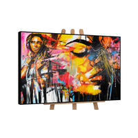GEMÄLDE Symphonie der Farben Schattenfugenrahmen Schwarz 120x80 cm - Schwarz, Holz (120/80cm) - YS-art gallery