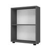 BÜCHERREGAL Vara - Anthrazit, Holzwerkstoff (55/72/20cm) - [en.casa]
