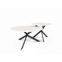 COUCHTISCH LIBRE Weiß, Grau 75x75x36 cm - Weiß/Grau, Holzwerkstoff (75/75/36cm) - FURNLUX