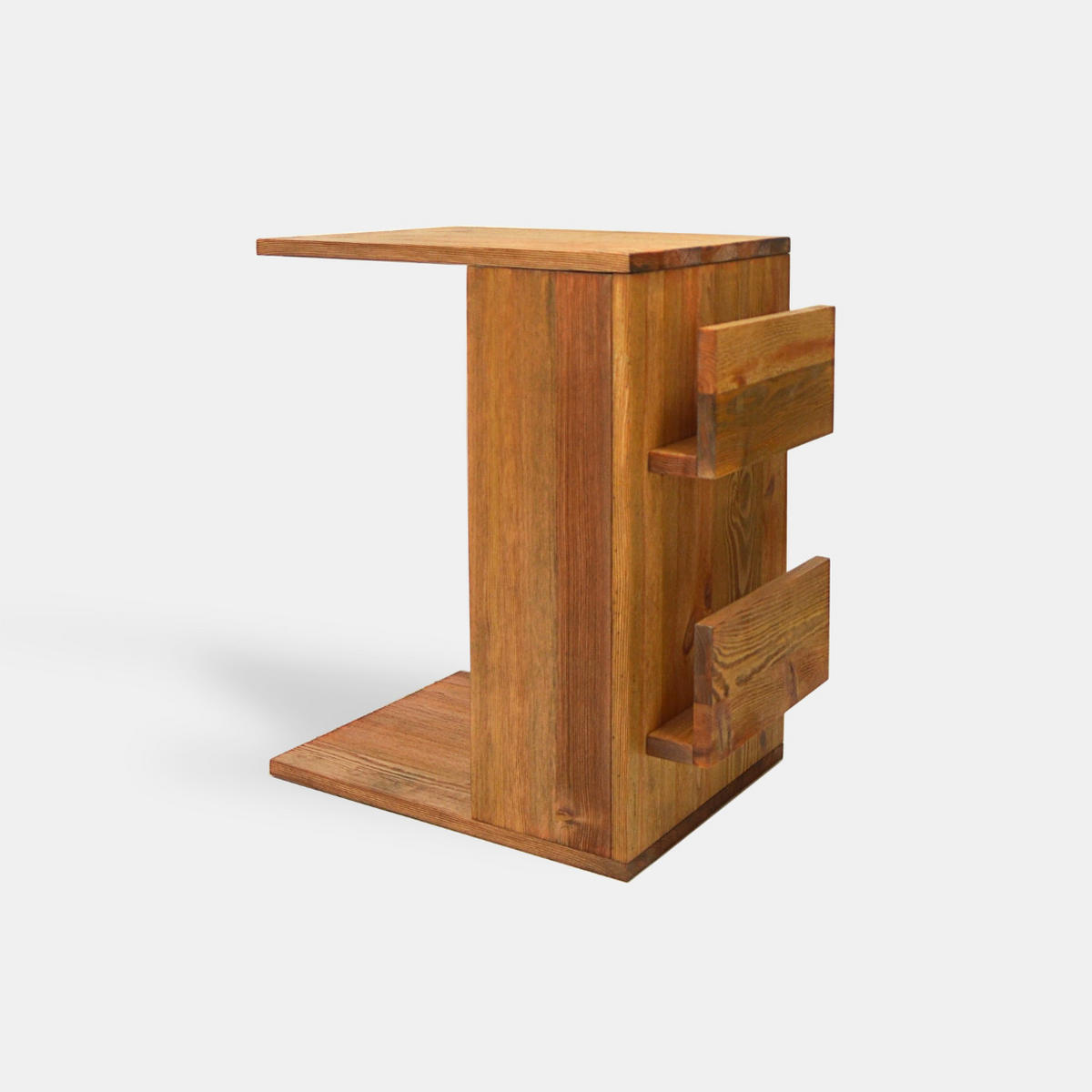 BEISTELLTISCH für den Laptop aus Eichenholz - Eichefarben, Holz (50/40/65cm) - Rawood Furniture