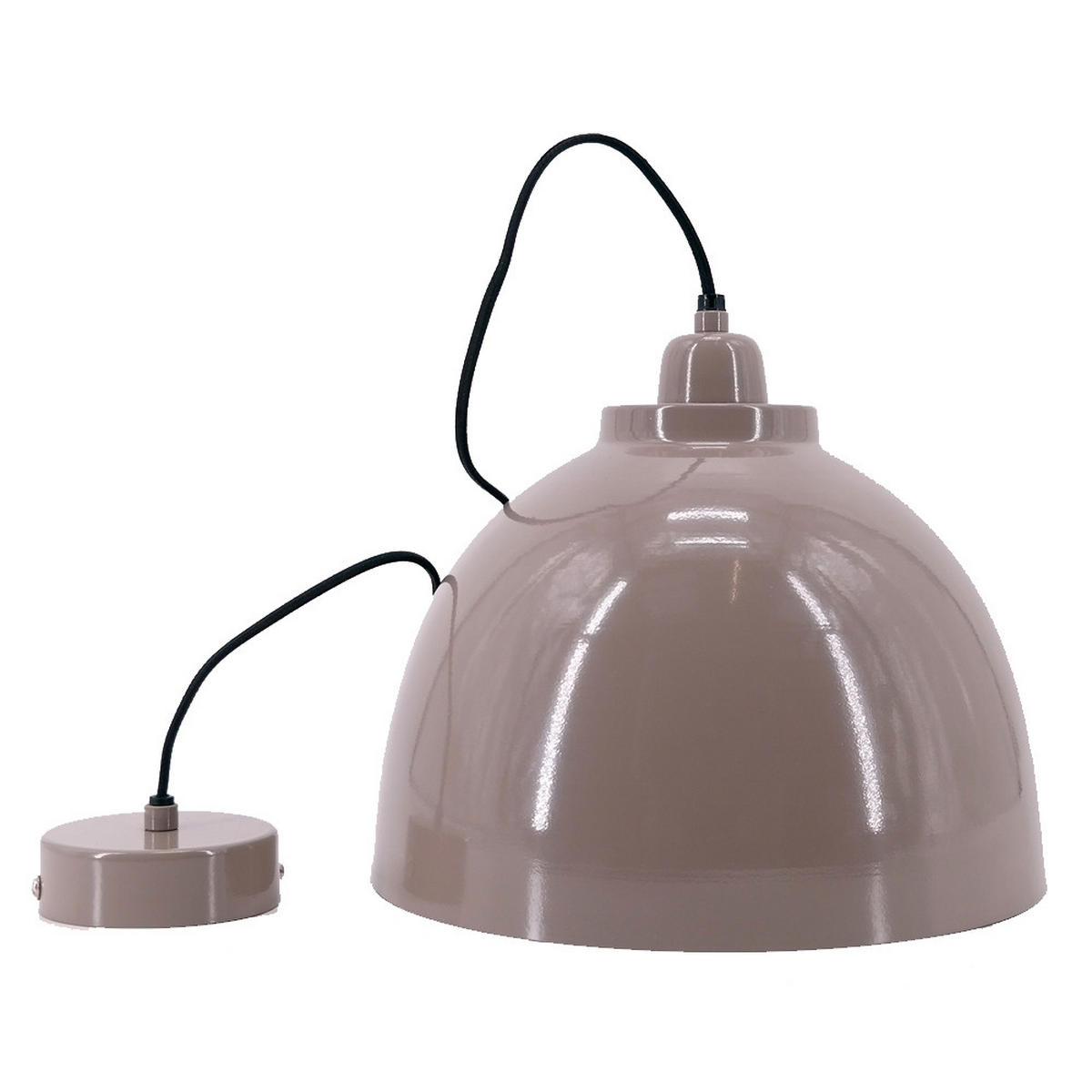 HÄNGELEUCHTE KYLIE Ø30x26 cm, Metall, Braun - Braun, Metall (30/30/26cm) - Light & Living