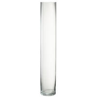 VASE ZYLINDER - Glas - Transparant - L - Ø 10 cm - Transparent, Glas (10/60.5cm) - J-Line