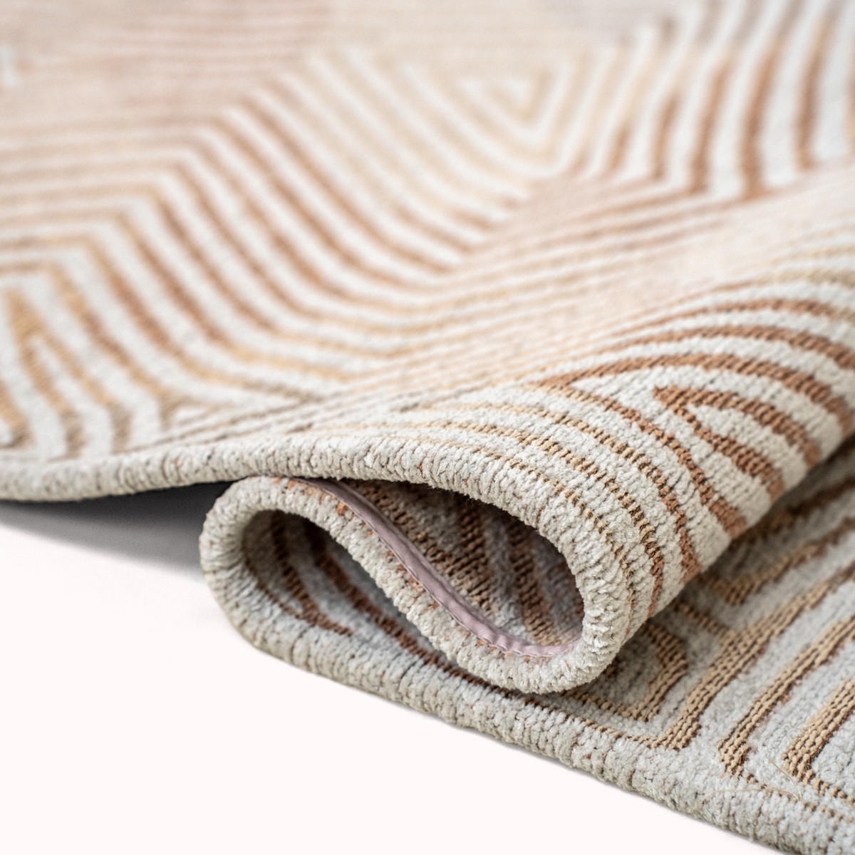 TEPPICH Indian Sand Coral 200/280 cm - Rot, Textil (200/280cm) - Louis De Poortere