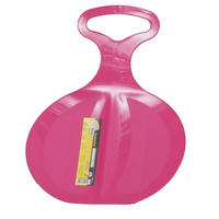 SCHNEERUTSCHER Rutsch-Schlitten Free 198 rosa Haltegriff, Kunststoff, ab 3 Jahre, leichter Schneerutscher, kompakt - Rosa, Kunststoff (46/33/1cm) - Prosperplast