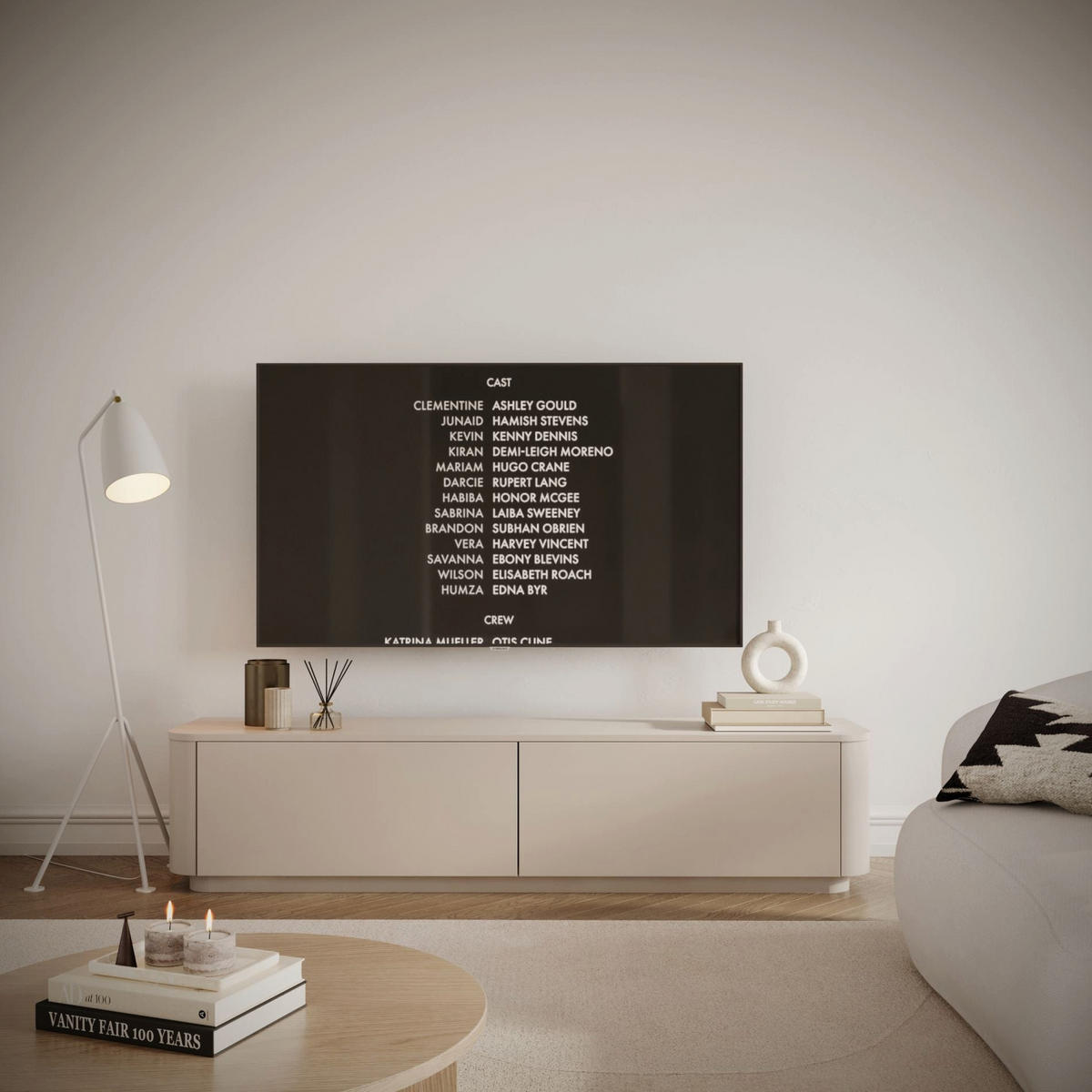 TV-BOARD Luvio Kaschmirgrau hängend oder stehend 175/41/39 cm - Taupe, Holzwerkstoff (175/40.9/39cm) - Selsey
