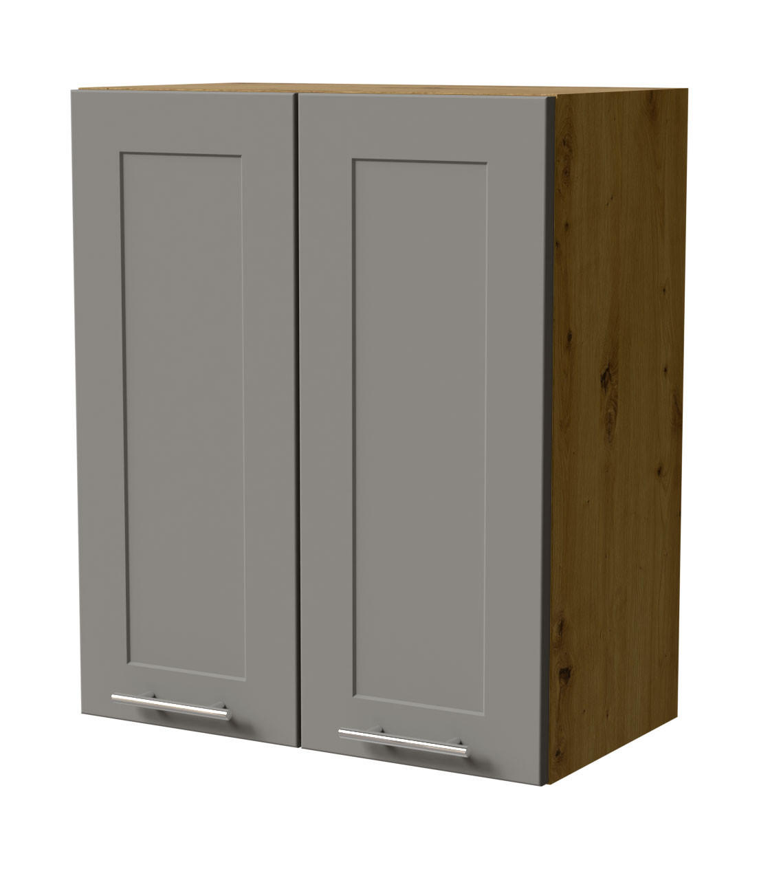 HÄNGESCHRANK Oslo W3/60 Eiche Artisan / Dust Grey Matt 60 / 32,5 / 72cm - Eiche Artisan/Grau, Holz/Holzwerkstoff (60/72/32.5cm) - Feldmann-Wohnen