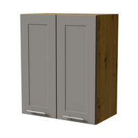 HÄNGESCHRANK Oslo W3/60 Eiche Artisan / Dust Grey Matt 60 / 32,5 / 72cm - Eiche Artisan/Grau, Holz/Holzwerkstoff (60/72/32.5cm) - Feldmann-Wohnen