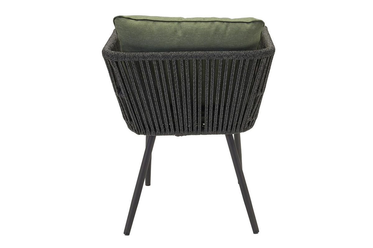 GARTENSTUHL Luna, Metall, Grün - Grün, Metall (61/69/65cm) - dasmöbelwerk