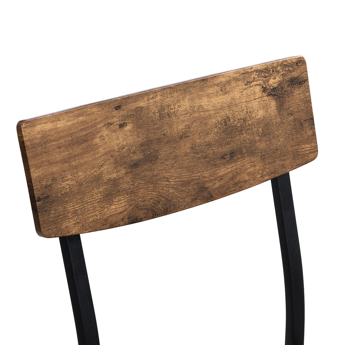ESSTISCH SET braun - Braun, Holz/Metall (110/75/70cm) - Urban Meuble