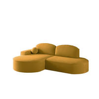ECKSOFA Girona Mit Schlaffunktion - Gelb, Holzwerkstoff/Textil (278/179cm) - Fun Möbel