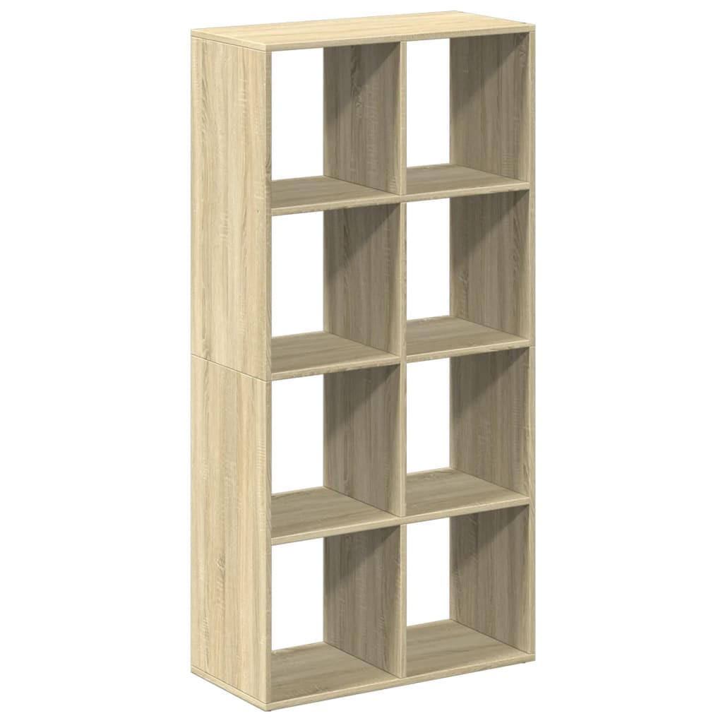 RAUMTEILER-BÜCHERREGAL Sonoma-Eiche 69,5/29/137,5 Cm - Sonoma Eiche, Holzwerkstoff (69.5/137.5/29cm) - vidaXL
