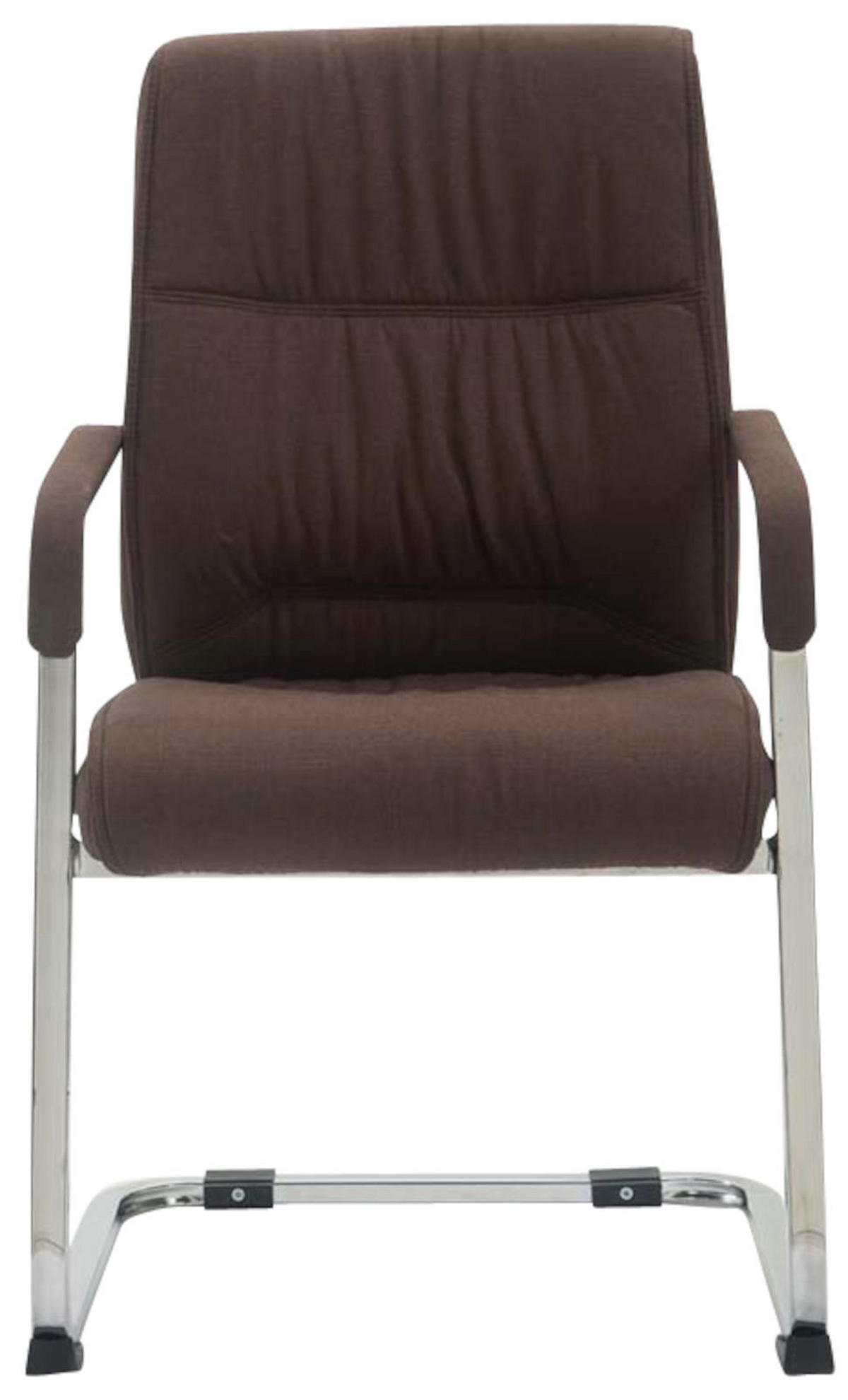 SCHWINGSTUHL 2er Set Stoff braun - Braun, Textil/Metall (58/102/65cm) - CLP