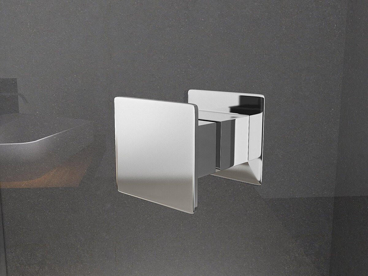 DUSCHKABINE Molly 100x100x195 cm Duschwanne+Siphon - Silberfarben, Glas (100/100/195cm) -  Glaswerk Westfalen