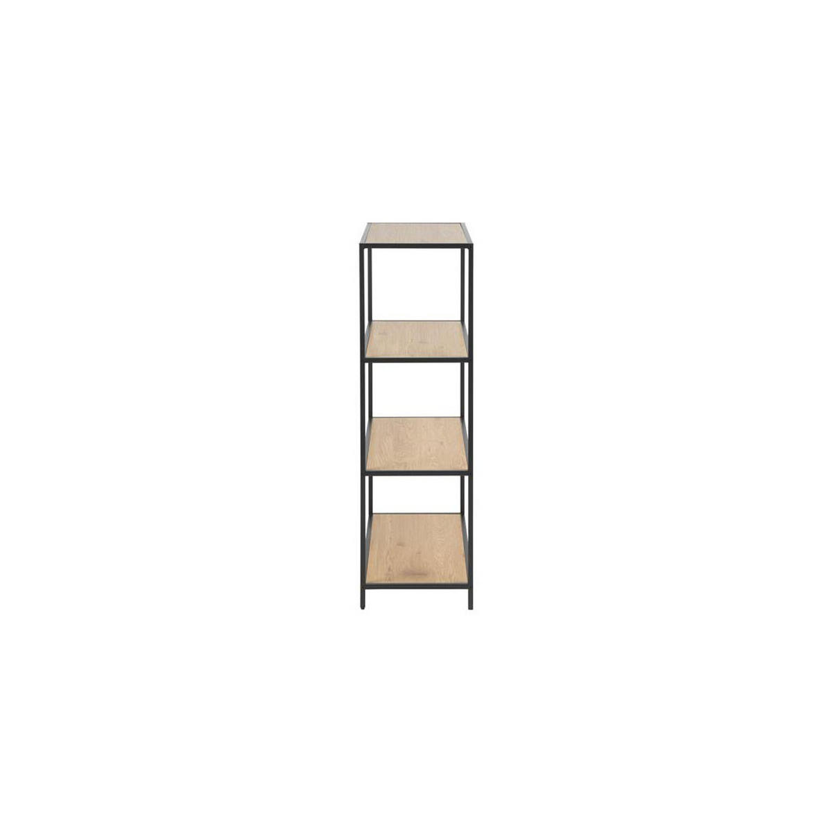BÜCHERREGAL Sea Schwarz 77/35/114 cm - Schwarz, Papier (77/114/35cm) - ebuy24