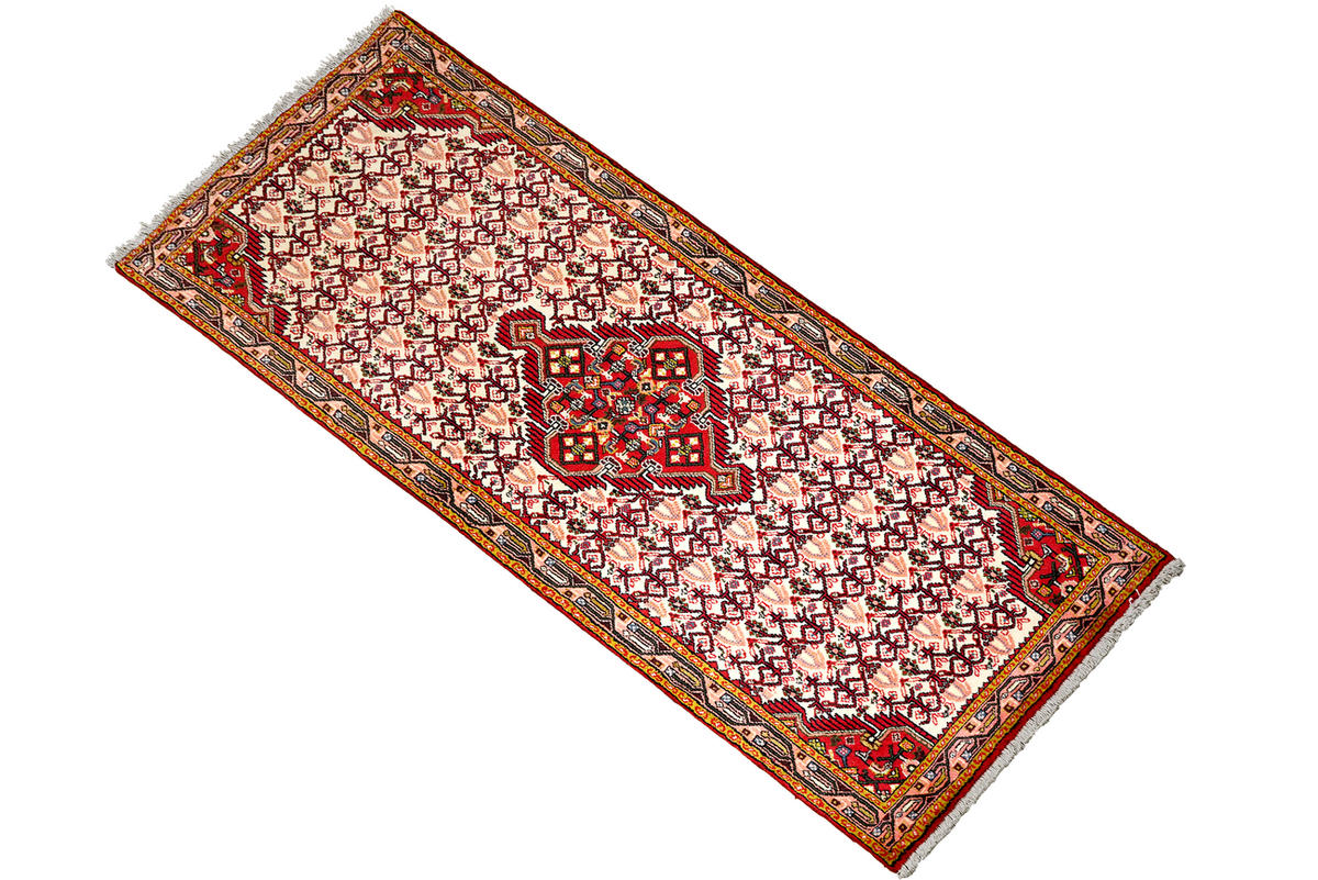 TEPPICH Assadabad Mehrfarbig 195/81 cm Schurwolle - Multicolor, Textil (81/195cm) - Looma