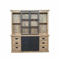 VITRINE Noa Braun 45/200/220 cm - Braun, Holz (200/220/45cm) - Starfurn