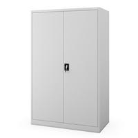 METALL-BÜROSCHRANK JAN II D600 - Grau, Metall (115/185/60cm) - Jan Nowak