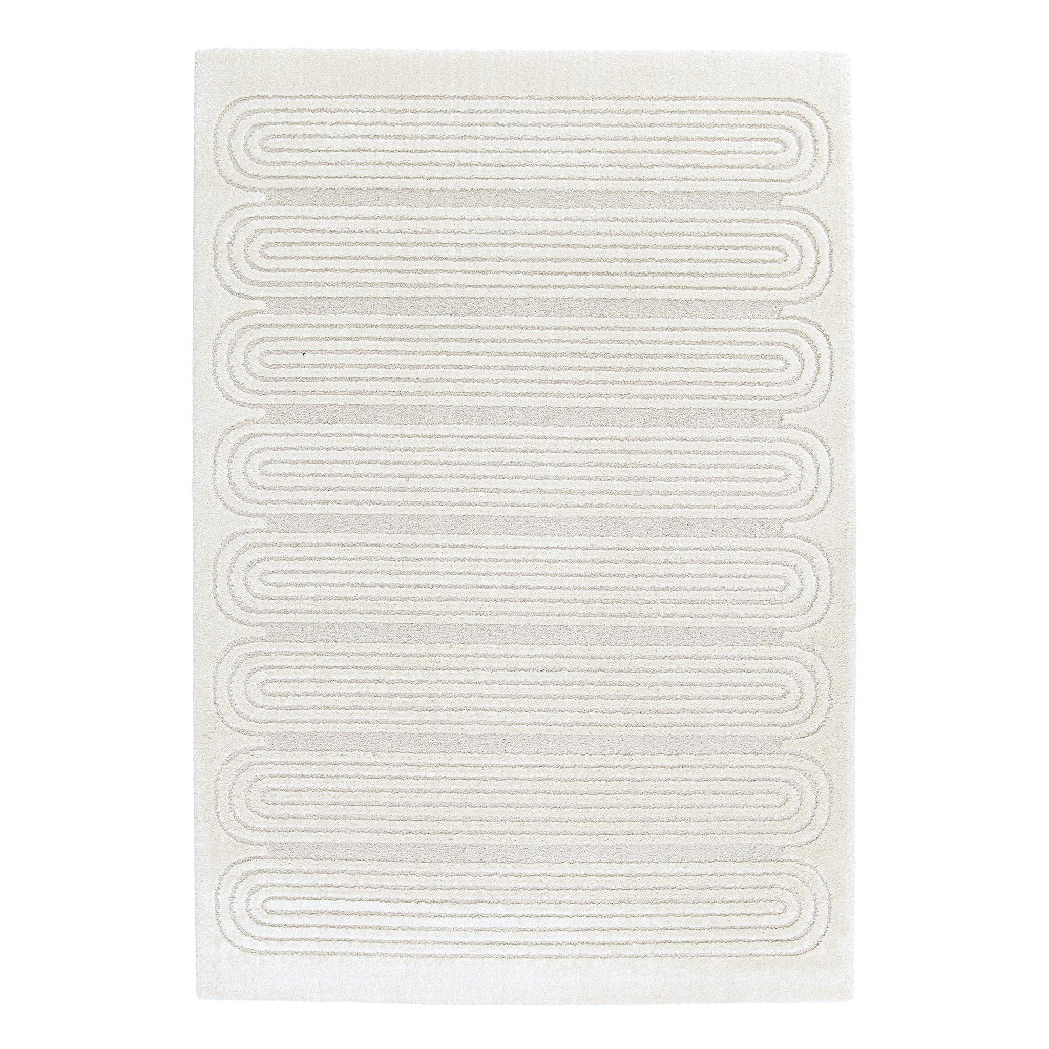 TEPPICH sehr weich mit Relief-Effekt beige - Beige, Textil (200/290cm) - AFK Living