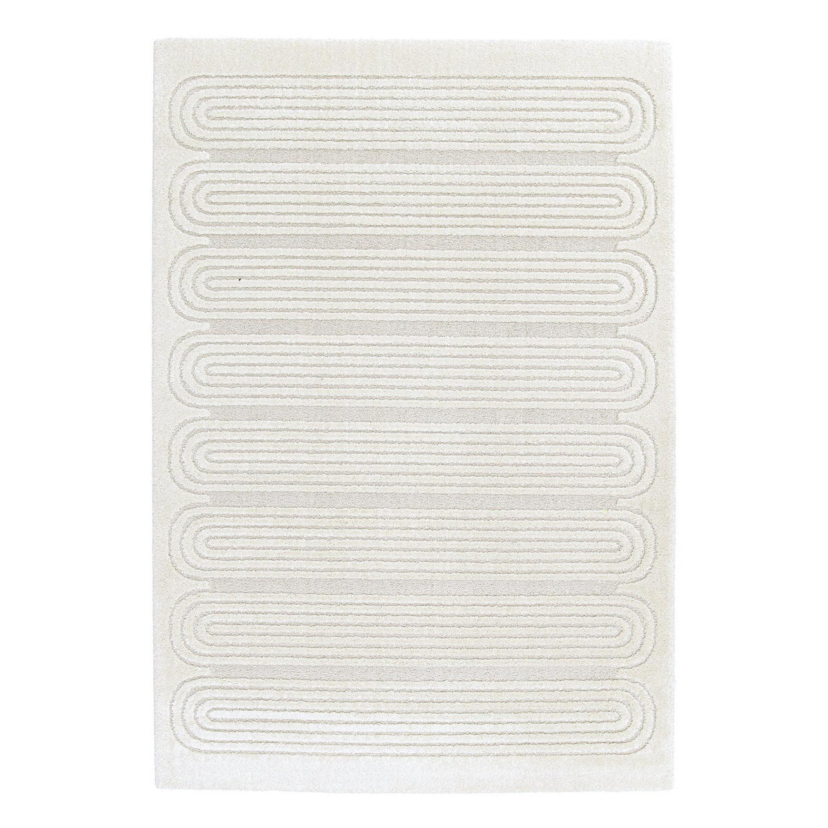 TEPPICH sehr weich mit Relief-Effekt beige - Beige, Textil (200/290cm) - AFK Living