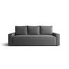 SOFA mit Schlaffunktion SAVIO Quelle 92 - Dunkelgrau, Textil (232/90/90cm) - Bedante
