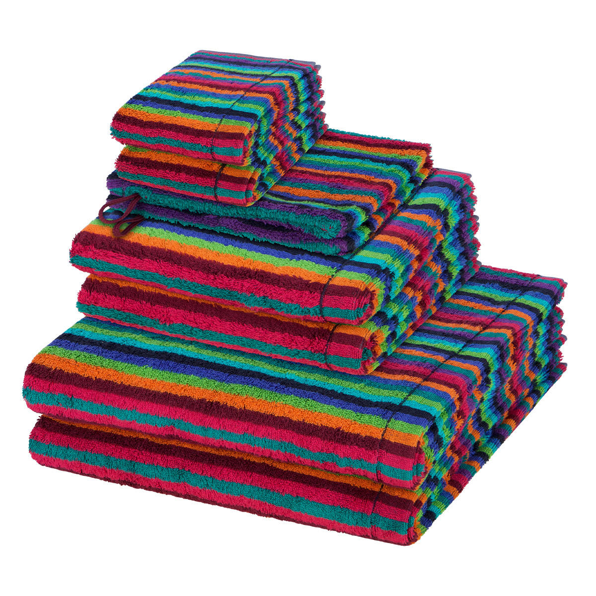 FROTTIERSET Lifestyle 8-teilig - Multicolor, Textil (50/100cm) - Cawoe