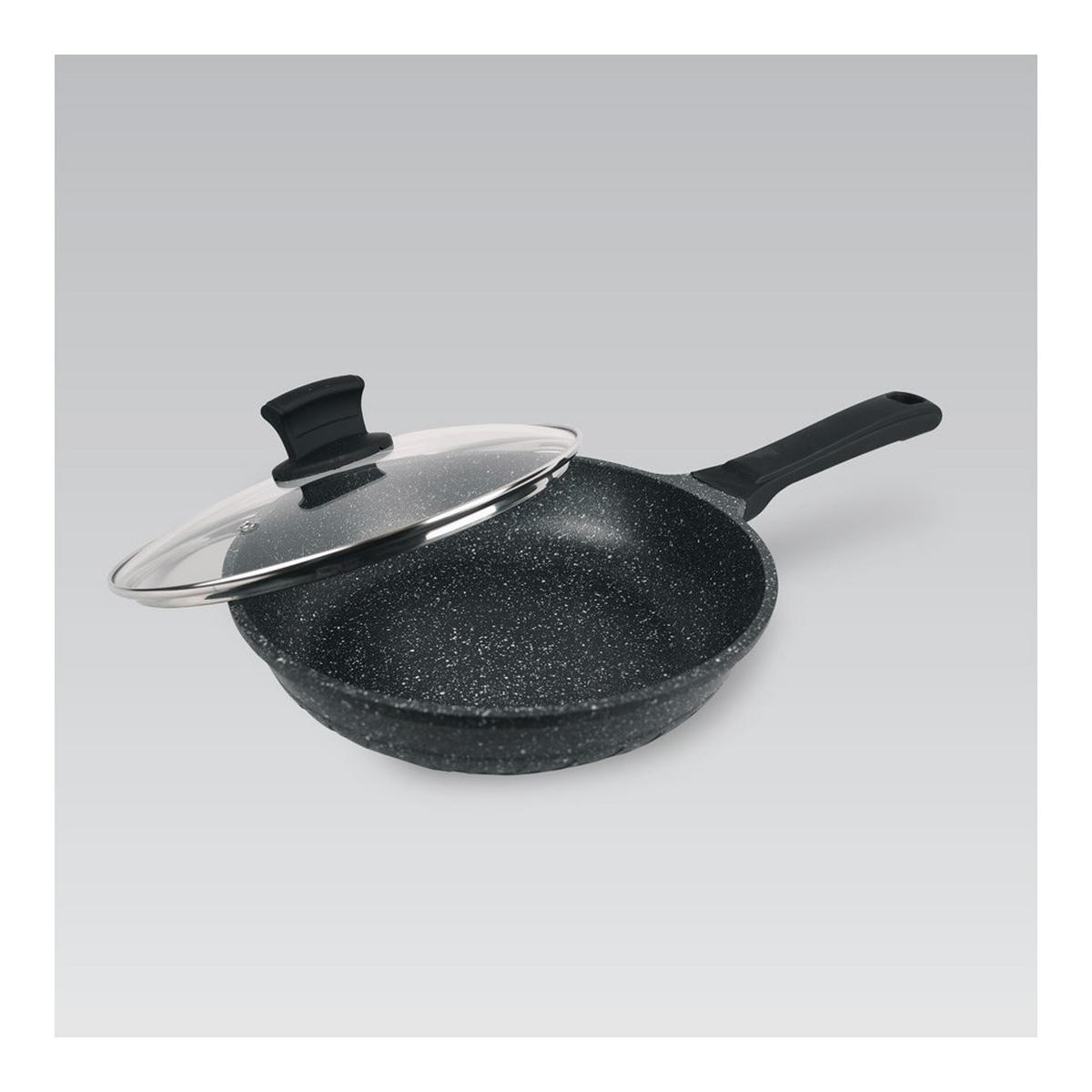 PFANNE Schwarz 45/24/5.5 cm MR122524 - Schwarz, Metall (24cm) - Maestro 