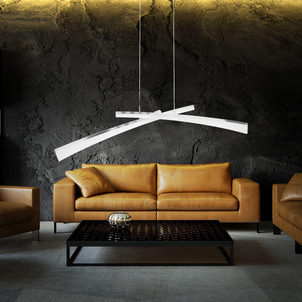 LED HÄNGELAMPE ConSell Silber Nickel matt - Silberfarben, Metall (120/10/150cm) - Wofi