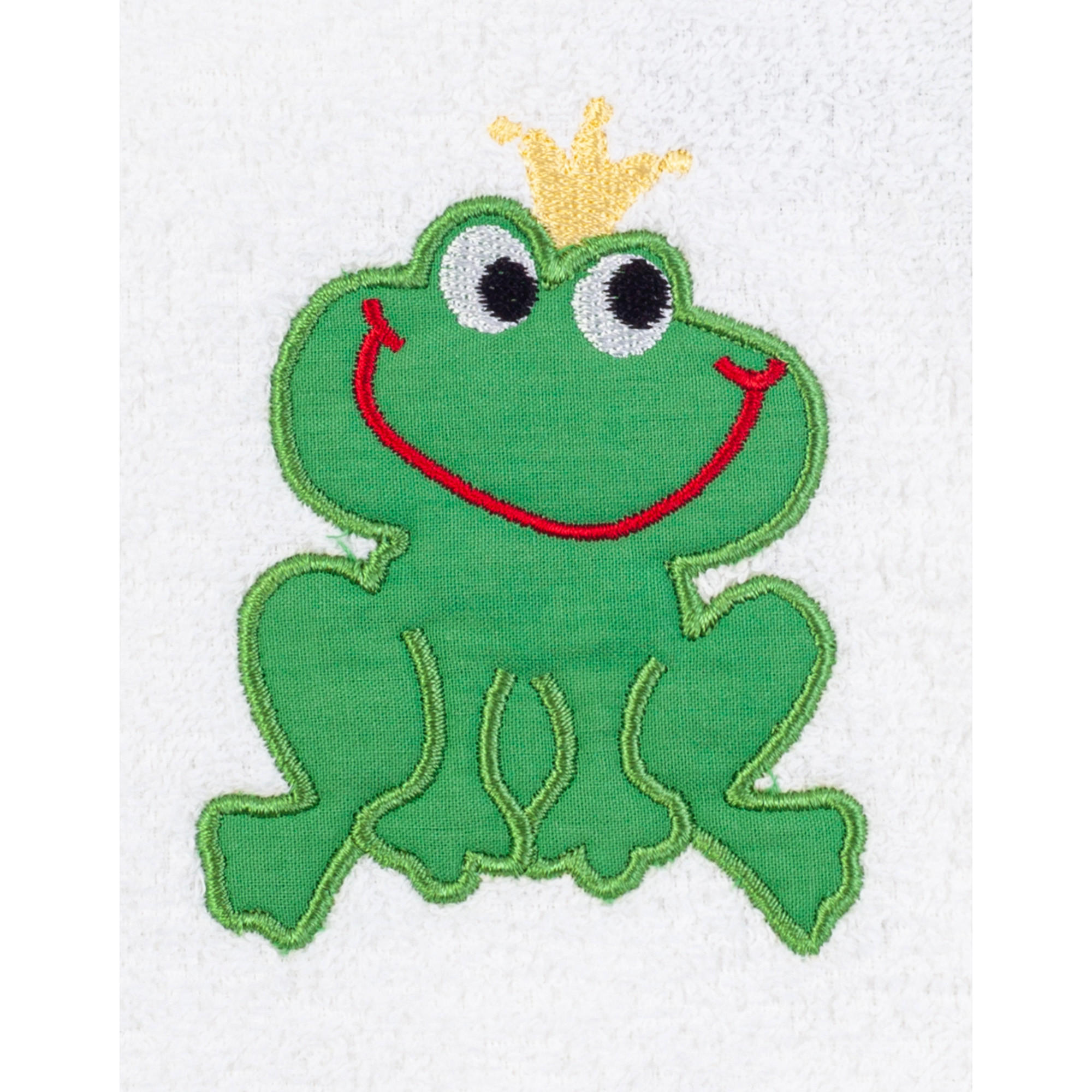 WASCHHANDSCHUHE FROSCHKÖNIG WEISS - Weiß, Textil (16/21cm) - Smithy