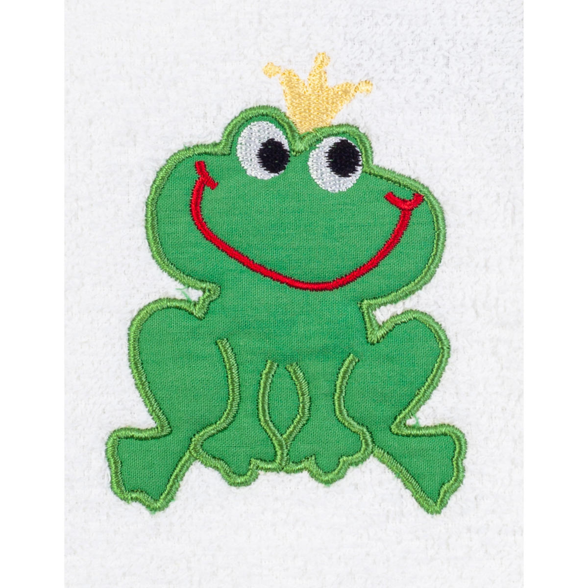 WASCHHANDSCHUHE FROSCHKÖNIG WEISS - Weiß, Textil (16/21cm) - Smithy