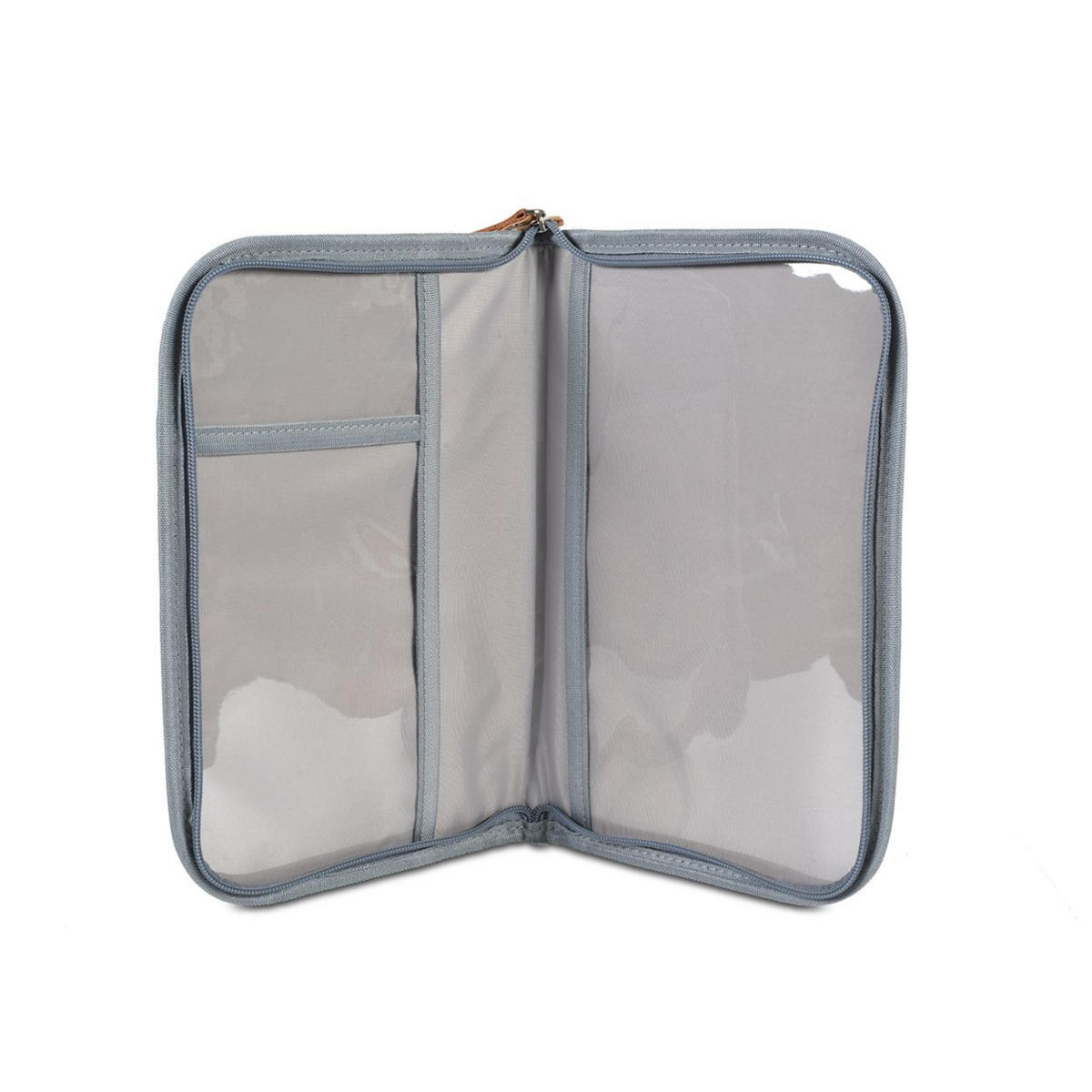 WICKELTASCHE Dokumententasche Liam grau Polyester, Reißverschluss, griff, leicht zu reinigen, für unterwegs - Grau, Textil (19/28/1cm) - Cangaroo