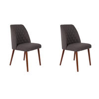 ESSZIMMERSTUHL Conway - Grau - 56/48/85 cm - 2er-Set - Grau, Textil (48/85/56cm)
