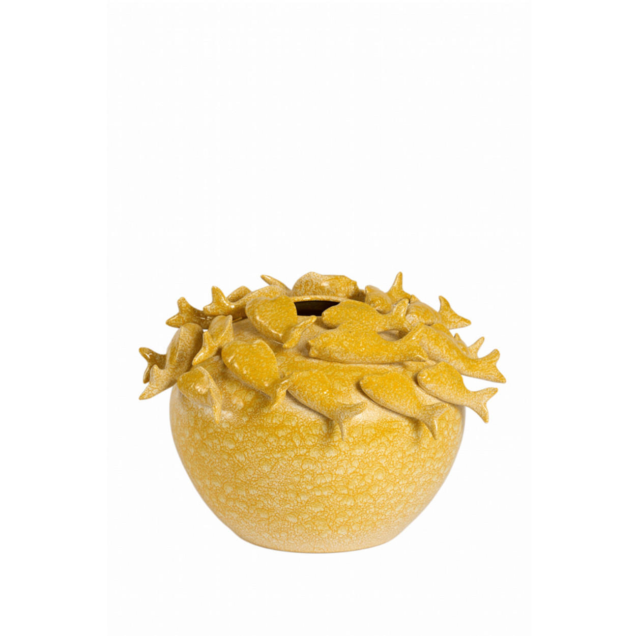 Light & Living Vase Gelb 27 cm