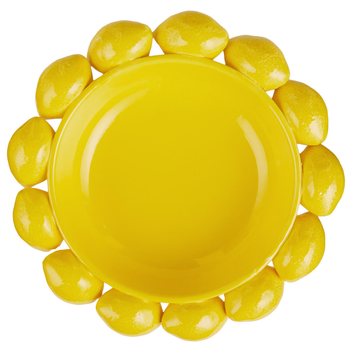 TELLER Lemon Ø25cm - Gelb, Keramik (6cm) - Butlers