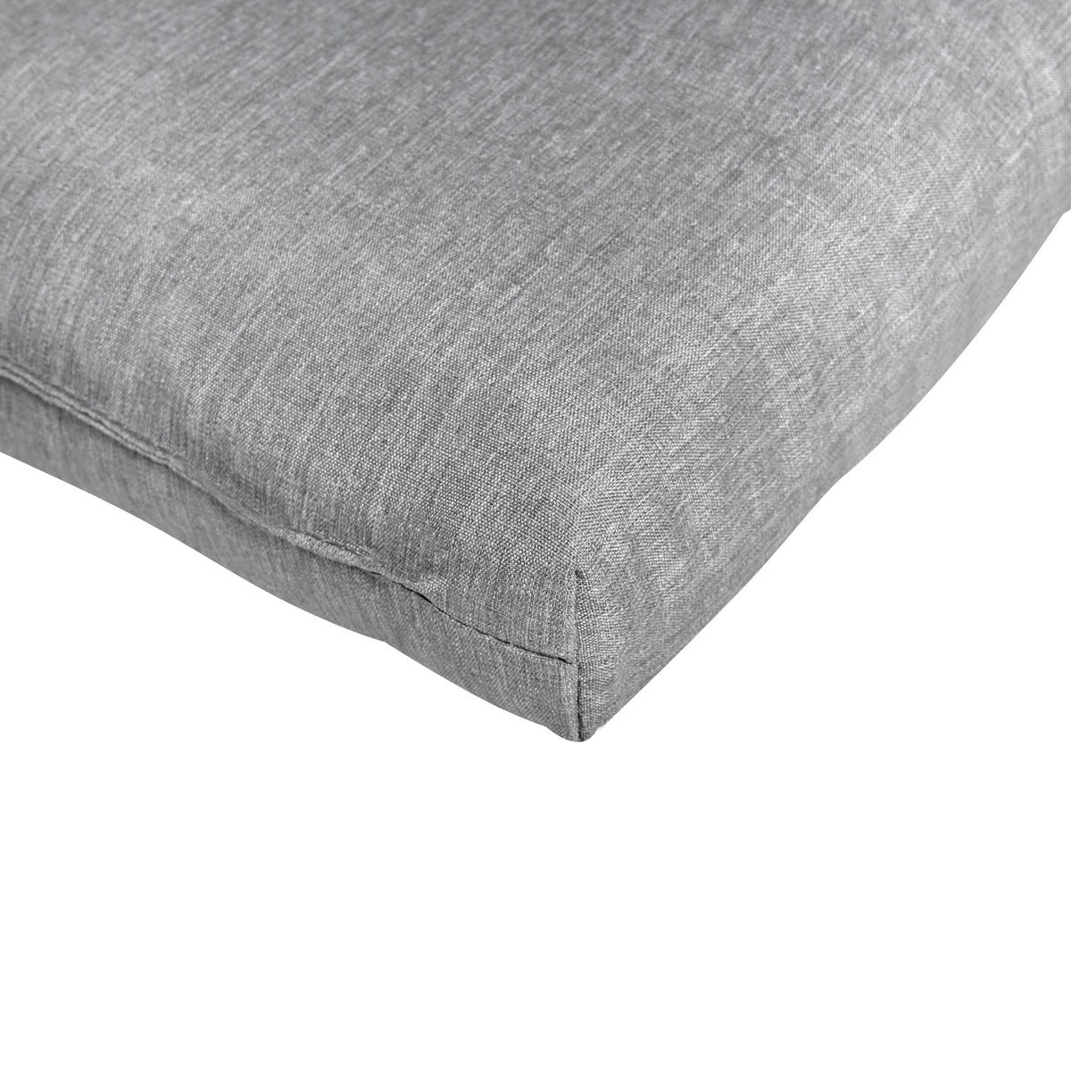 LIEGENAUFLAGE Grau meliert 56/189 cm Cesana Premium - Grau, Textil (189/5/56cm) - Beliani