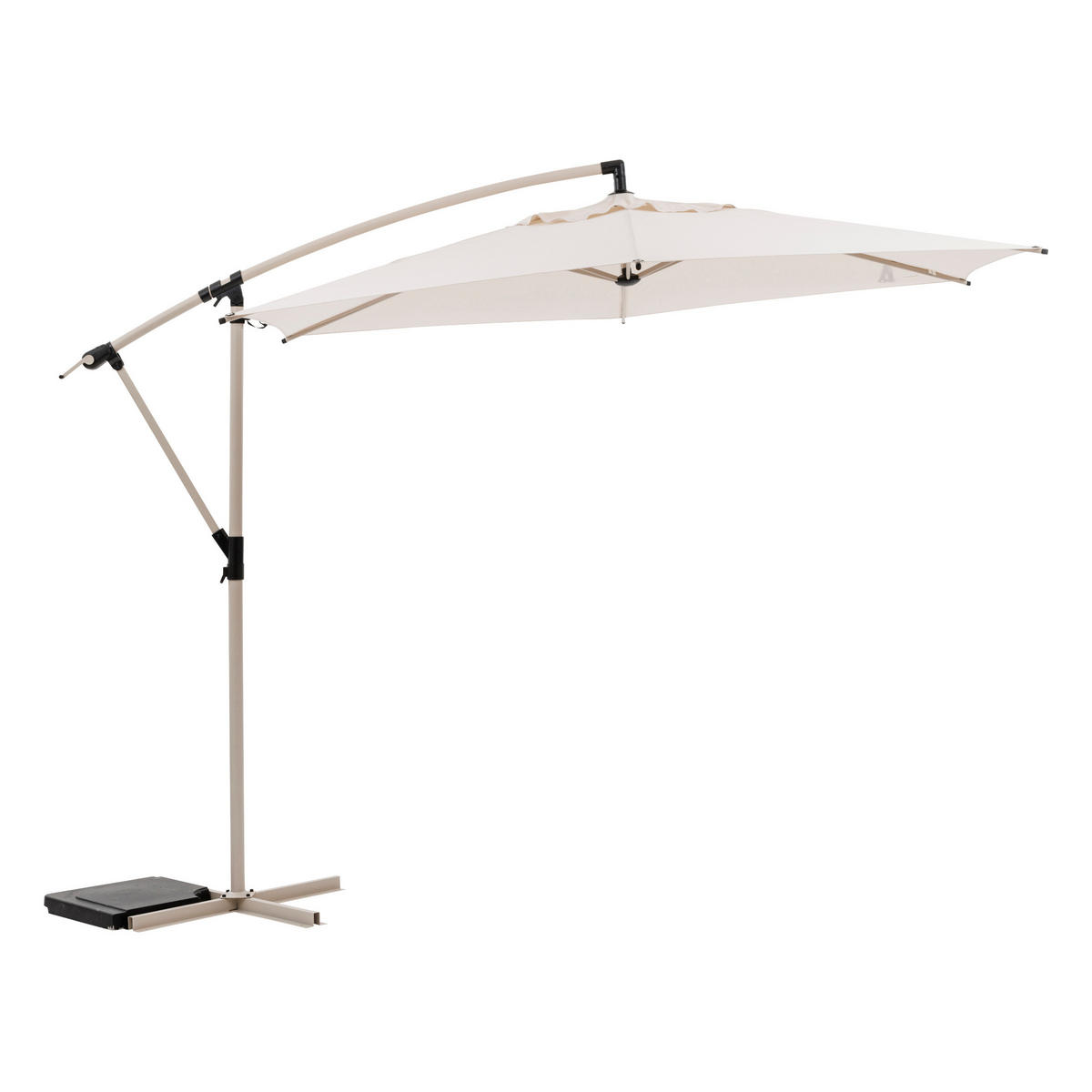 GARTENSCHIRM Manoa 300 cm - Creme, Metall (292/306cm)