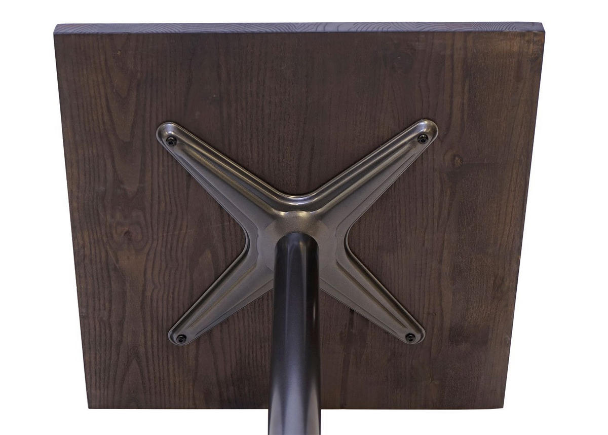 BISTROTISCH eckig Dunkelbraun - Dunkelbraun, Holz (70/70/75cm) - MCW