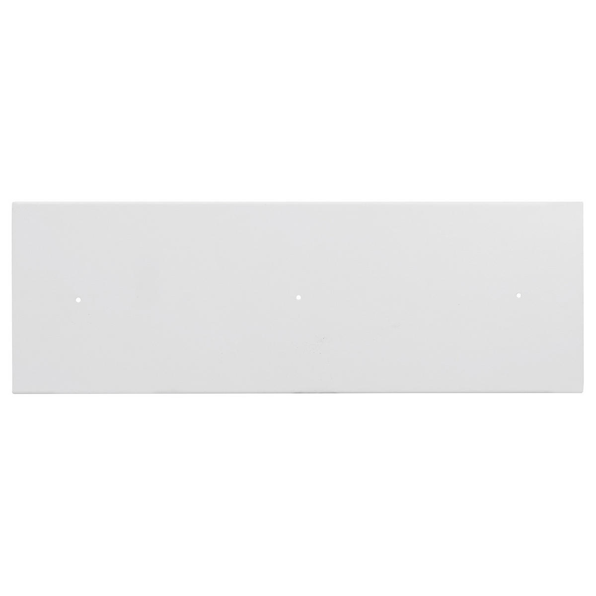 WANDBOARD - Halbrund - Eisen - Weiß, Metall (60/20/20cm) - home24