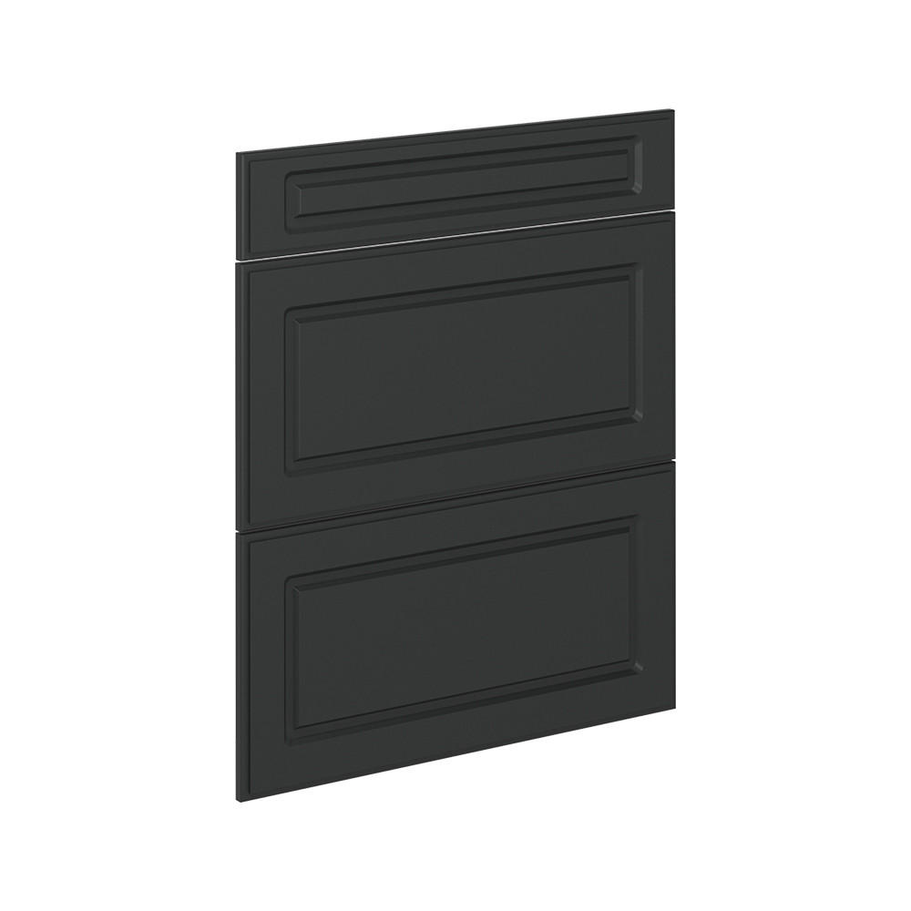 Vicco KUCHYŇSKÁ DVÍŘKA R-Line Antracitový venkovský dům 59.6 x 70.4 cm nábytková čela pro spodní skříňku se zásuvkami