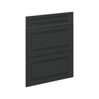 KÜCHENFRONT R-Line Anthrazit Landhaus 59.6 x 70.4 cm Möbelfront für den Schubladenunterschrank - Anthrazit, Holzwerkstoff (59.6/70.4/1.6cm) - Vicco