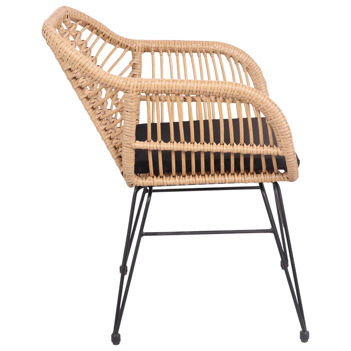 SESSEL Cinta Braun 2er-Set - Braun, Kunststoff (56/84/60cm) - Happy Garden
