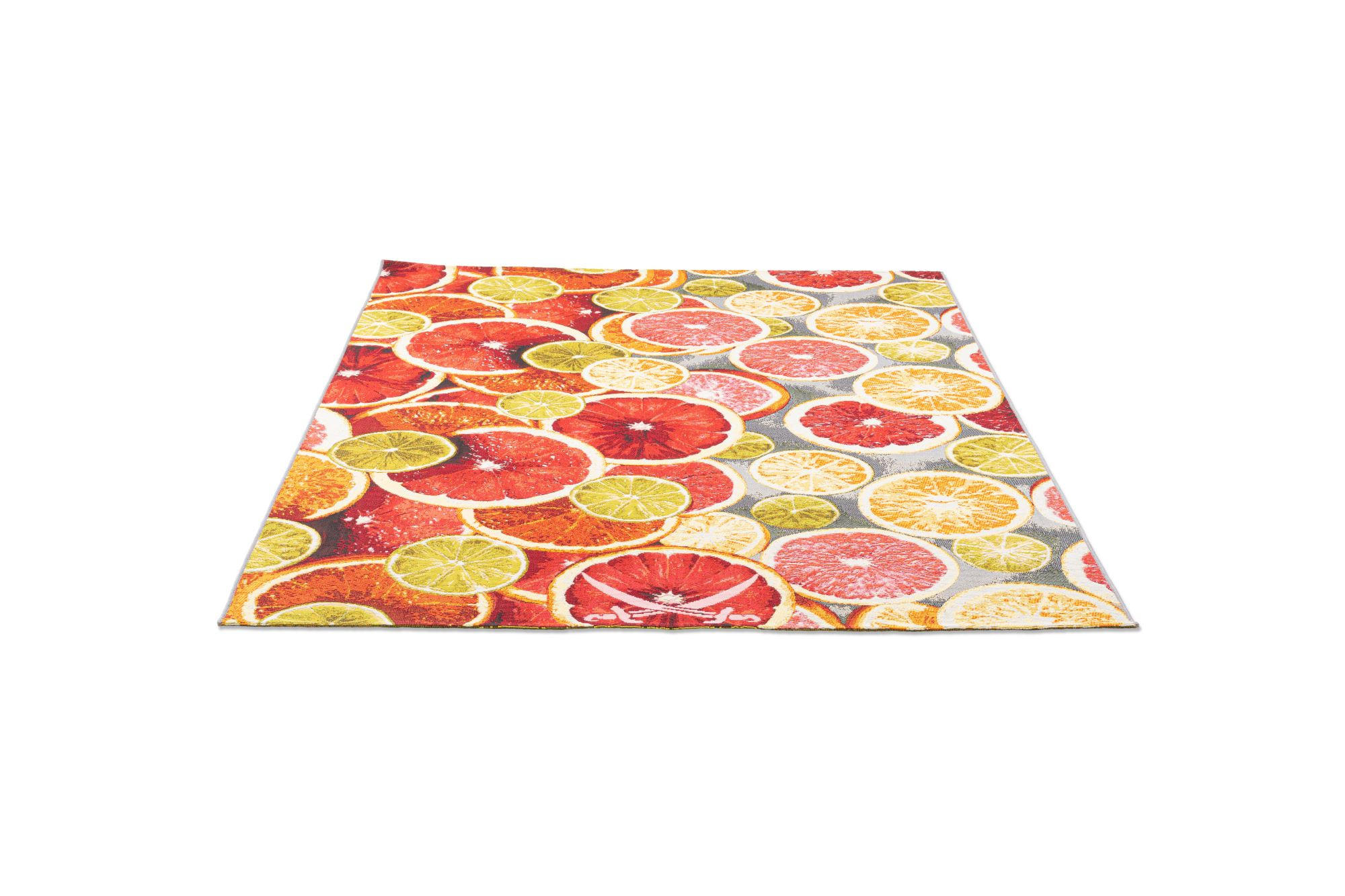 Thumbnail - Sansibar Sylt Outdoorteppich, Orange, Textil, Kunstzeichnung, Rechteckig, 120x180 cm, Oeko-Tex®, für Fußbodenheizung gee...