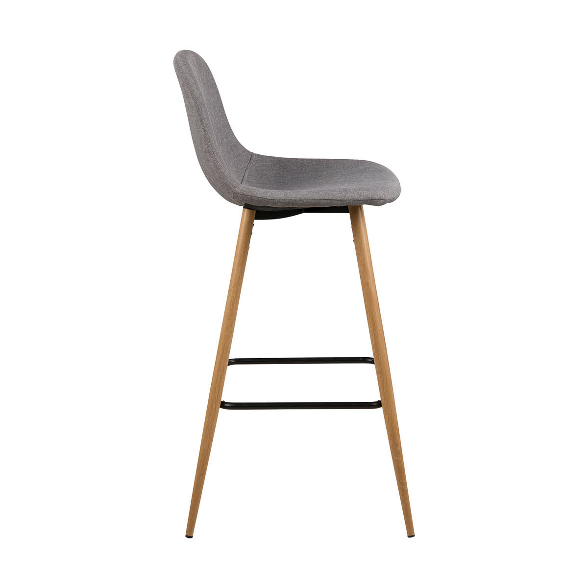 BARHOCKER 2er-Set hellgrau - Grau, Holzwerkstoff (47/101/51cm) - ebuy24