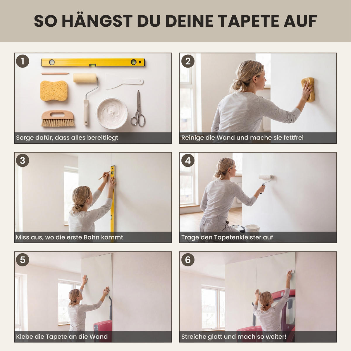 KINDERTAPETE - Traktor - Minimalistisch - Illustration - Rot - 180x220 cm - Rot, Papier (180/220cm) - OnlyWow