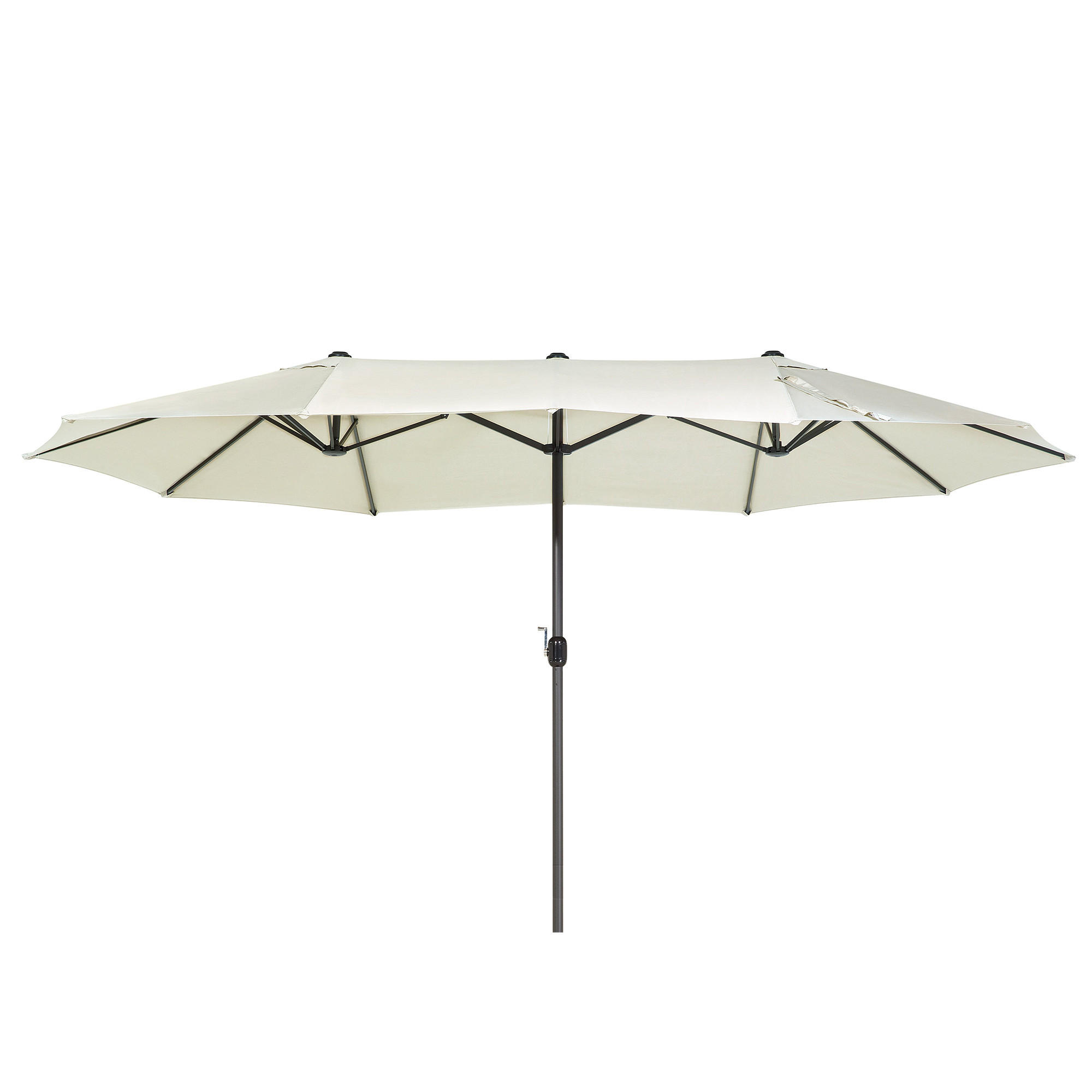 DVOSTRUKI SUNCOBRAN bež 270/460 247 cm Sibilla - bež, tekstil (460/270cm) - Beliani