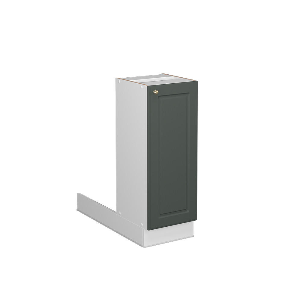 KÜCHENINSEL Fame-Line Grün-Gold Landhaus 30 cm ohne AP - Weiß/Grün, Holzwerkstoff (30/82/70cm) - Vicco