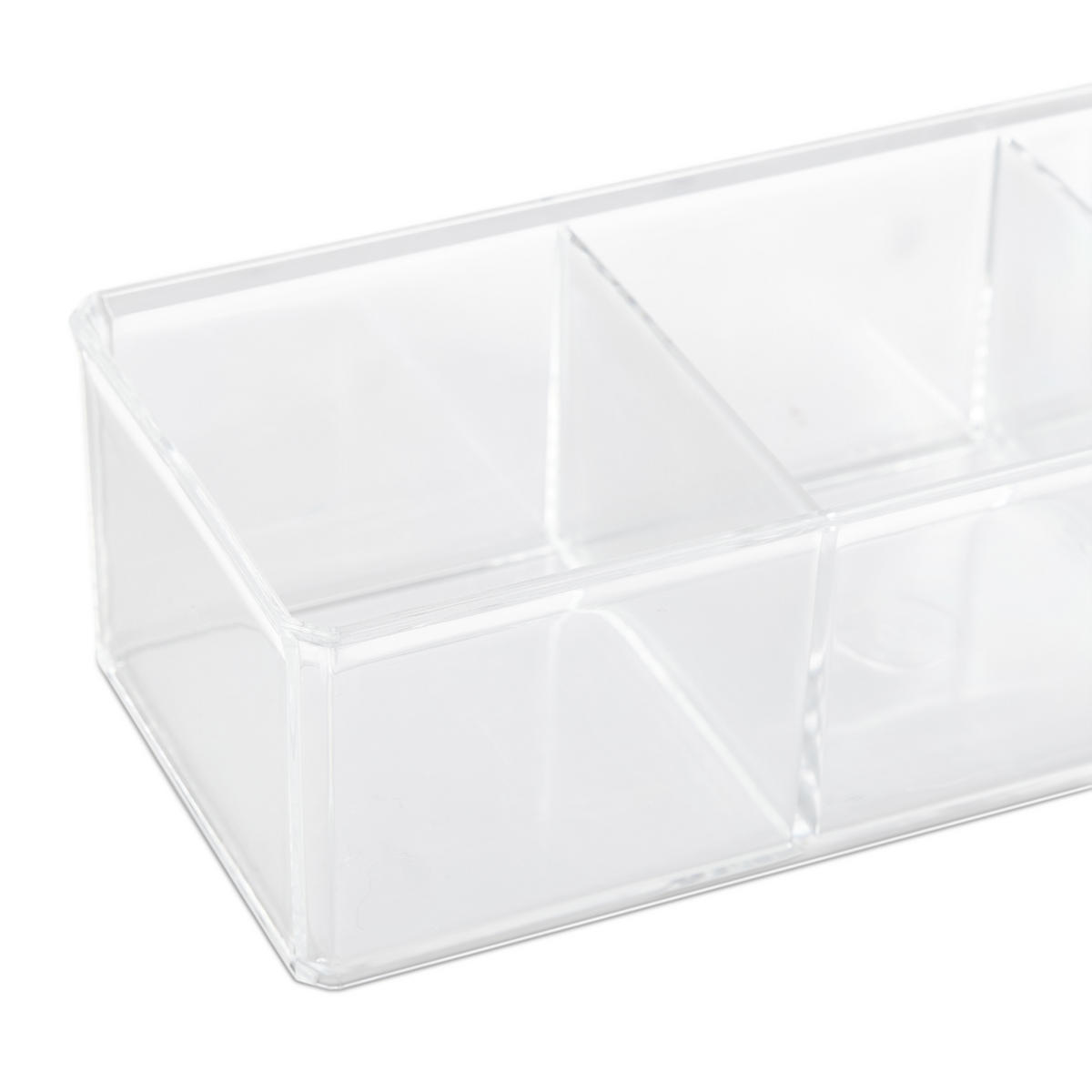 TEEBOX - Transparent, Kunststoff (23/9/9.5cm) - Relaxdays