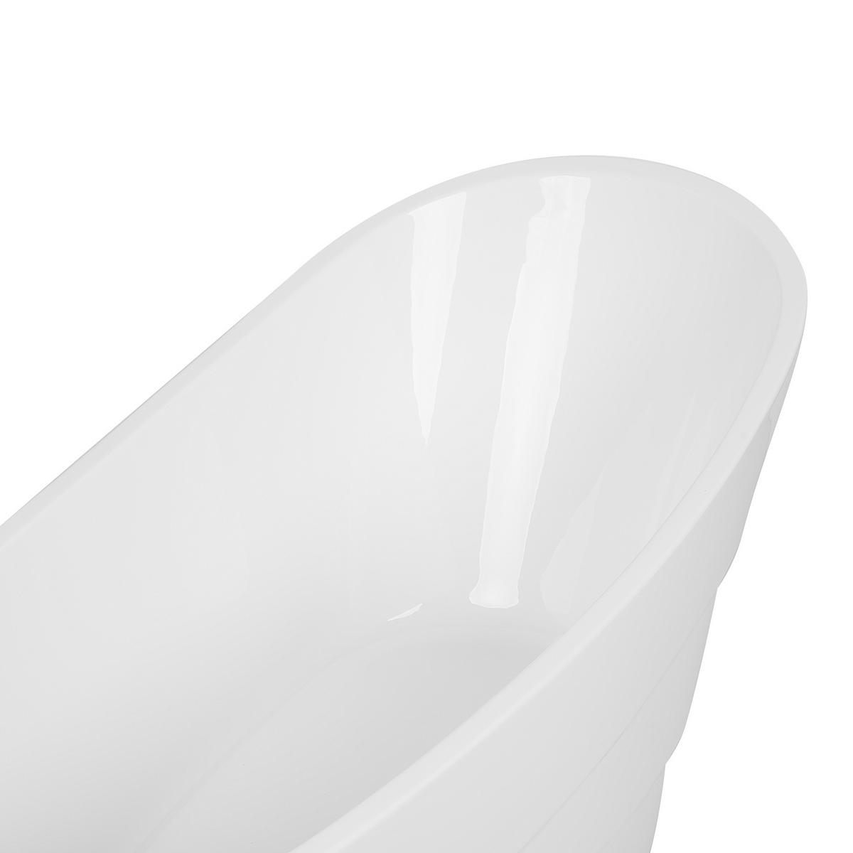 BADEWANNE FREISTEHEND 73x170x74 cm weiß Buenavista - Weiß, Kunststoff (73/74/170cm) - Beliani