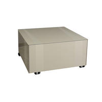 COUCHTISCH Nova Kashmir und Eiche - Beige, Holzwerkstoff (75/75/42cm)